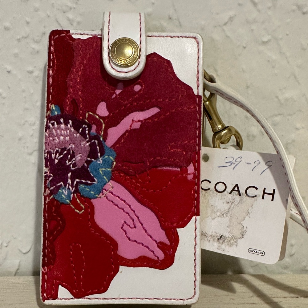 Coach NWT 1999 Leather and Suede IPod Case